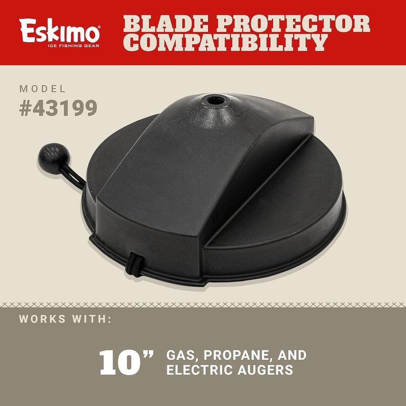 Eskimo Ice Auger Blade Protector, Fits All Gas, Propane, Drill or Electric Ice Augers, Black - Image 2
